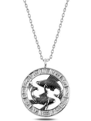 Balık Burcu 925 Ayar Gümüş Kadınkolye