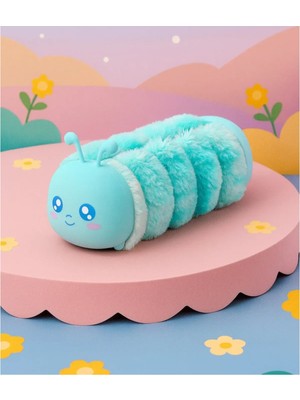 Turkuaz Tırtıl Peluş Kalemlik, Sevimli ve Kaliteli Okul Öncesi Hediye Seçeneği