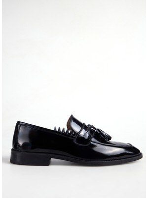 Fabrika Siyah Erkek Klasik Ayakkabı Nova-Boher