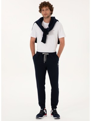 U.s. Polo Assn. Lastikli Bel Slim Fit Lacivert Erkek Eşofman Altı Herold