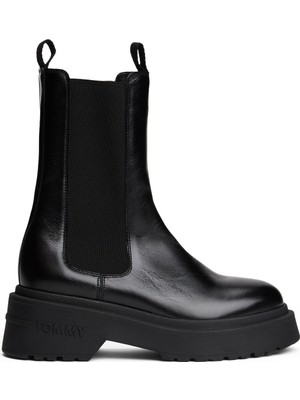 Tommy Hilfiger Deri Siyah Kadın Bot EN0EN02888BDS