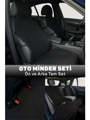 Minderland Mindra Serisi Mını  Mini 2005 - 2011 Uyumlu Oto Koltuk Minder Seti - Siyah
