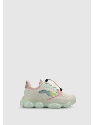 Krem Kız Çocuk Sneaker
