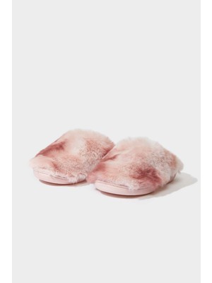 DeFacto Kadın Pelüş Düz Taban Ev Terliği F2082AX25WN