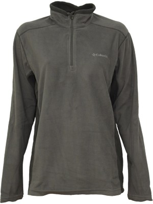 Columbia Klamath Range 1352472-024 Erkek Yarım Fermuarlı Polar Gri