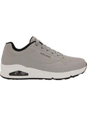 Skechers Uno - Stand On Air Erkek Gri Sneakers 52458 Lgbk