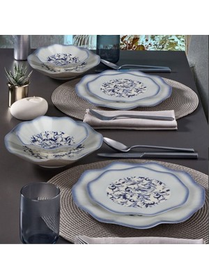 Güral Porselen Nesrin 24 Parça 6 Kişilik Yemek Takımı 3214