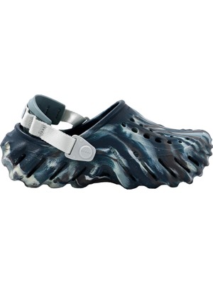 Crocs  Echo Marbled Clog 208454-0LE Unisex Terlik Yeşil