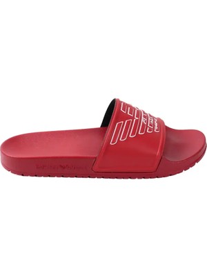 Emporio Armani XVPS04 XN747 S449 Erkek Terlik Kırmızı