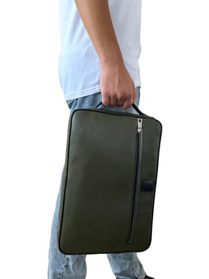 Byz - 3012 P-Yeşil Laptop Evrak Çantası ( 36/25/6cm )