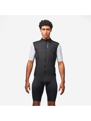 Van Rysel Erkek Kısa Kollu Yol Bisikleti Rüzgarlığı - Siyah - Rcr Ultra Llight