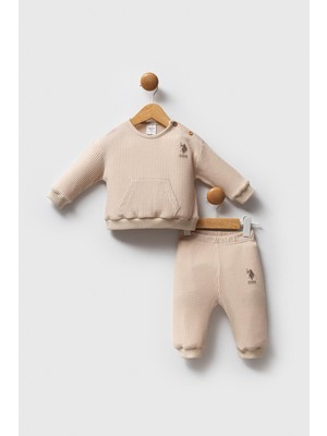 USB2589 - Vizon - U.s. Polo Assn Bebek Erkek Bebek 2li Takım