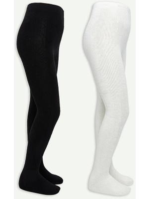 Basic Kız Çocuk Külotlu Çorap 2'li  (W5)