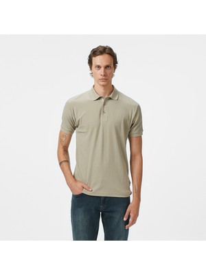 Nautica Erkek Bej Regular Fit Polo Yaka T-Shirt K55303T.1FS