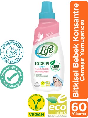 Life by Fakir Baby %100 Bitkisel Konsantre Yumuşatıcı 1500 ml 