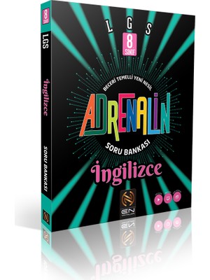 En Yayınları 8.sınıf Adrenalin İngilizce Soru Bankası