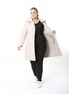 Su Itici  Mont, Büyük Beden Mont, Kapitone,  Içi Tüylü Mont, Kışlık Kaban, Kapüşonlu Mont,