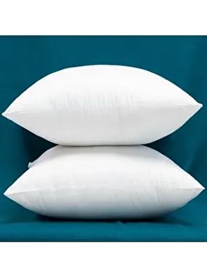 Home 2 Adet 50X50CM 450 gr %100 Boncuk Silikonlu Kare Kırlent Iç Yastık Minder