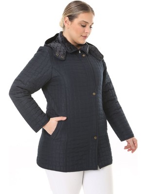 TUTveAL Collection Kapitone Mont, Kaban, Içi Kürklü Kapitone Mont ,büyük Beden Mont, Su Itici Mont