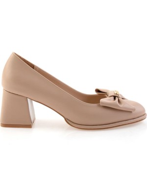 Bej  Kadın Klasik Topuklu Ayakkabı K01231471509