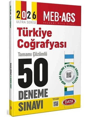 Data 2026 Meb-Ags Türkiye Coğrafyası 50 Deneme Çözümlü
