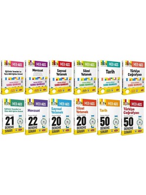 Data 2026 Meb-Ags Tüm Dersler Soru Bankası + 183 Deneme 12 Li Set