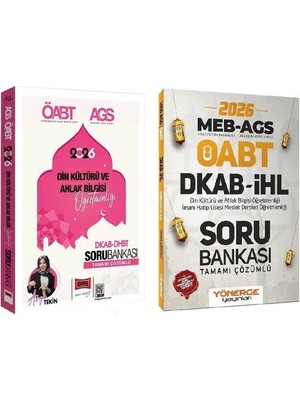 Yargı + Yönerge 2026 Öabt Meb-Ags Dhbt Din Kültürü ve Ahlak Bilgisi Öğretmenliği Soru Bankası 2 Li Set
