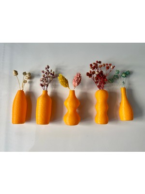 Miniflora - 25 Adet Magnetli Mini Vazo - Söz Nişan Düğün Kına Nikah - Özel Üretim