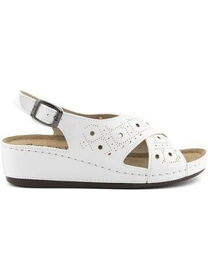 Roy Jones Kadın Beyaz Günlük Sandalet 1819