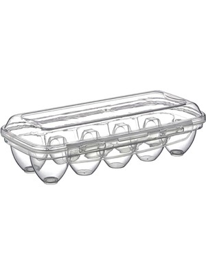 10 Bölmeli Kilitli Kapaklı Yumurtalık Saklama Kutusu YU110