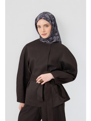 Pamuk Eşarp Timeless Mürdüm