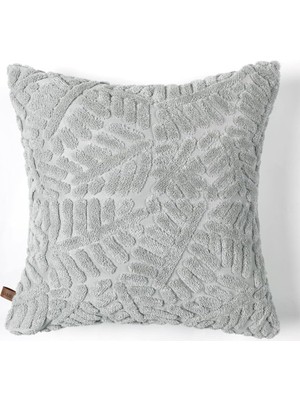 Jakarlı Kırlent 43X43 cm Forest Gri