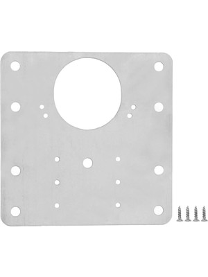 Paslanmaz Menteşe Tamir Plakası, Menteşe Sabitleme Braketi, Deve Boynu, Düz, Frenli, Tüm Menteşelere Uygundur, Ahşap, Mobilya, Raf, Dolap Için Onarım Kiti, 6 Adet Vida Kite Dahildir, 9*9 cm