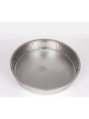 Çelik Çiğköfte Tepsisi 38 cm Çap 6 cm Derinlik – Paslanmaz, Yuvarlak, Dayanıklı”