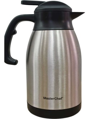Masterchef Paslanmaz Çelik Termos – 2000 Ml, Isı Koruyucu, Sızdırmaz Kapaklı