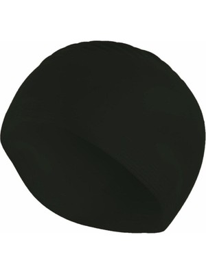 Siyah Çocuk Yüzme Bonesi – Havuz, Deniz Için Uygun, Esnek ve Dayanıklı