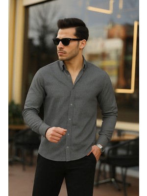 Erkek Klasik Slim Fit Gömlek