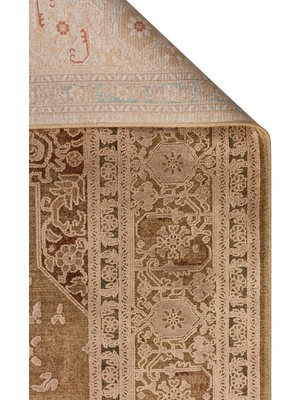 Akbel Halı Babil BBL 02 BRONZE -  Yumuşak Dokulu Vintage Esintilere Sahip Over-dyed Sık Dokuma Salon Halısı