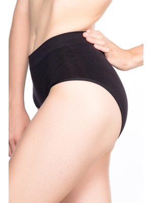 Siyah Mı Emay 7025  Düşük Bel Slip Korse