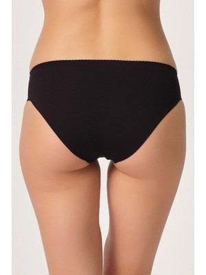 Siyah Mı Emay 2701 Lazer Düşük Bel Külot Korse