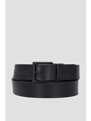 Guess Access Erkek Siyah Ayarlanabilir Çift Taraflı Deri Kemer BM7820P5335-BLA
