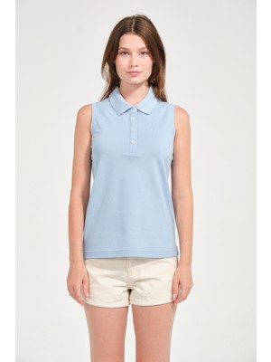 Kadın Regular Fit Kolsuz Polo