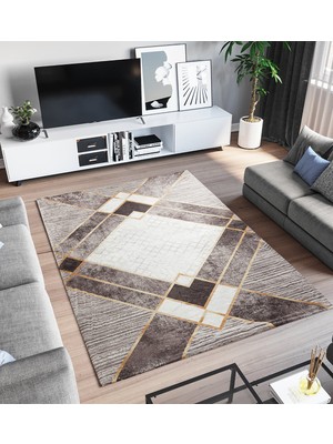 Ipek Kadife Dokulu Lastikli Sünger Apreli Yıkanabilir Modern Desenlerde Halı Örtüsü 12 M2