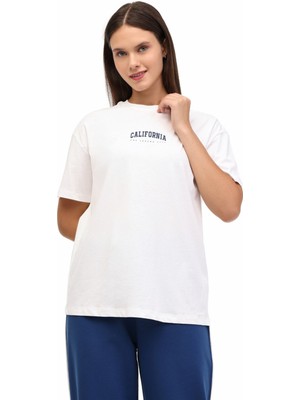 Kinetix Wl 11BUD BTS-K16 5pr Ekru Kadın Kısa Kol T-Shirt