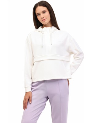 Lumberjack Wb 17ROSA 5pr Ekru Kadın Sweatshirt