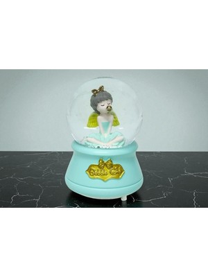 Bubble Girl Temalı Işıklı ve Müzikli Kar Küresi Vip