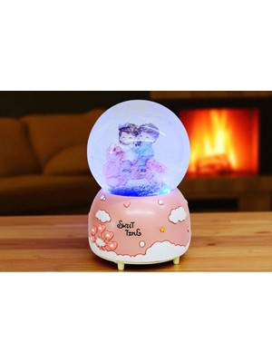 Romantik Müzikli Kar Küresi - Sweet Time - Sevgililere Özel Üretim Vip