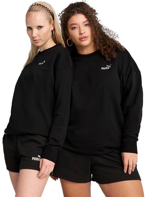 Puma ESS Small No. 1 Logo Rela Siyah Kadın Sweatshirt