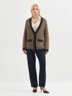 Karaca Kadın Triko Hırka-Siyah