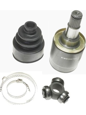 24 6U0407331X - Aks Kafası Iç Kit 22×30X40 UZUNLUK:154,7MM 22DİŞ Yeni Model Felicia 98-01